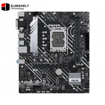ASUS PRIME H610M-A D4-CSM H610 LGA 1700 mic-ATX motherboard with DDR4 PCIe 4.0 dual M.2 slots Intel 1 Gb Ethernet DisplayPort HDMI D-Sub USB 3.2 Gen 2 ports SATA 6 Gbps Addressable Gen 2 headers and Aura Sync