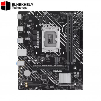 ASUS PRIME H610M-F D4 R2.0 LGA 1700 Micro-ATX Motherboard – Supports Intel 12th, 13th & 14th Gen CPUs, PCIe 4.0, Dual DDR4 Slots, M.2 Slot, SATA 6Gbps, Realtek 1Gb LAN, HDMI, USB 5Gbps Ports