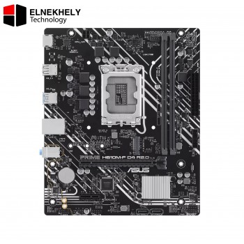 ASUS PRIME H610M-F D4 R2.0 LGA 1700 Micro-ATX Motherboard – Supports Intel 12th, 13th & 14th Gen CPUs, PCIe 4.0, Dual DDR4 Slots, M.2 Slot, SATA 6Gbps, Realtek 1Gb LAN, HDMI, USB 5Gbps Ports