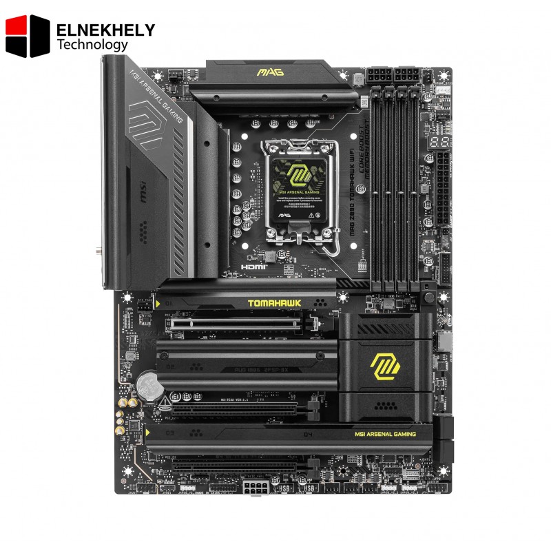 MSI MAG Z890 Tomahawk WiFi Gaming Motherboard – LGA 1851, DDR5, PCIe 5.0, Core Ultra Series 2 Support, M.2, SATA, 5Gbps LAN, USB-C, Wi-Fi 7, Bluetooth 5.4, Thunderbolt 4, ATX MSI MAG Z890 Tomahawk WiFi Gaming Motherboard – LGA 1851, DDR5, PCIe 5.0, Core Ultra Series 2 Support, M.2, SATA, 5Gbps LAN, USB-C, Wi-Fi 7, Bluetooth 5.4, Thunderbolt 4, ATX