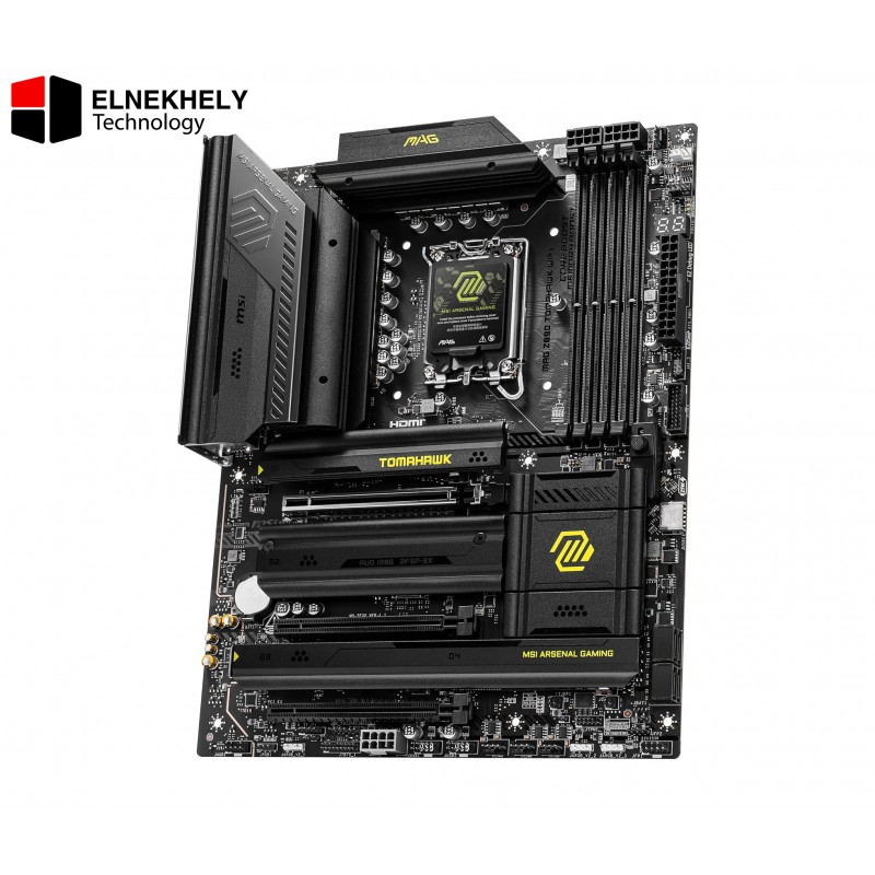 MSI MAG Z890 Tomahawk WiFi Gaming Motherboard – LGA 1851, DDR5, PCIe 5.0, Core Ultra Series 2 Support, M.2, SATA, 5Gbps LAN, USB-C, Wi-Fi 7, Bluetooth 5.4, Thunderbolt 4, ATX MSI MAG Z890 Tomahawk WiFi Gaming Motherboard – LGA 1851, DDR5, PCIe 5.0, Core Ultra Series 2 Support, M.2, SATA, 5Gbps LAN, USB-C, Wi-Fi 7, Bluetooth 5.4, Thunderbolt 4, ATX