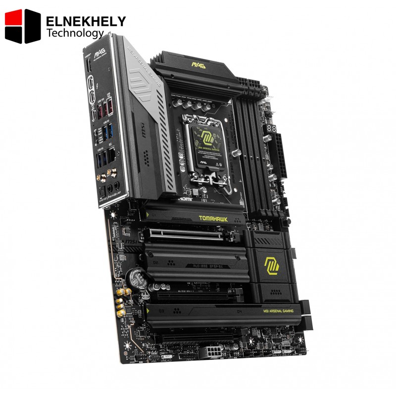 MSI MAG Z890 Tomahawk WiFi Gaming Motherboard – LGA 1851, DDR5, PCIe 5.0, Core Ultra Series 2 Support, M.2, SATA, 5Gbps LAN, USB-C, Wi-Fi 7, Bluetooth 5.4, Thunderbolt 4, ATX MSI MAG Z890 Tomahawk WiFi Gaming Motherboard – LGA 1851, DDR5, PCIe 5.0, Core Ultra Series 2 Support, M.2, SATA, 5Gbps LAN, USB-C, Wi-Fi 7, Bluetooth 5.4, Thunderbolt 4, ATX