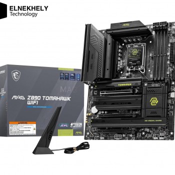 MSI MAG Z890 Tomahawk WiFi Gaming Motherboard – LGA 1851, DDR5, PCIe 5.0, Core Ultra Series 2 Support, M.2, SATA, 5Gbps LAN, USB-C, Wi-Fi 7, Bluetooth 5.4, Thunderbolt 4, ATX