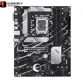 ASUS Prime B760-PLUS ATX Motherboard – Intel B760, LGA 1700, DDR5, PCIe 5.0, 3x M.2 PCIe 4.0, 2.5Gb LAN, USB 3.2 Gen2x2 Type-C, HDMI, VGA, DisplayPort, Aura Sync, Thunderbolt (USB4) Support