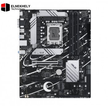 ASUS Prime B760-PLUS ATX Motherboard – Intel B760, LGA 1700, DDR5, PCIe 5.0, 3x M.2 PCIe 4.0, 2.5Gb LAN, USB 3.2 Gen2x2 Type-C, HDMI, VGA, DisplayPort, Aura Sync, Thunderbolt (USB4) Support