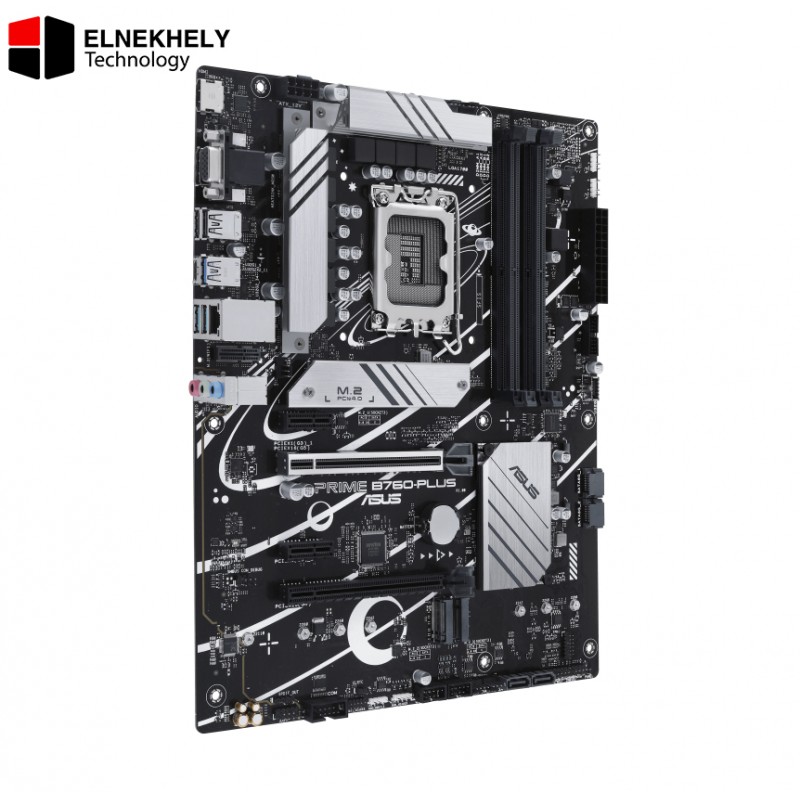 ASUS Prime B760-PLUS ATX Motherboard – Intel B760, LGA 1700, DDR5, PCIe 5.0, 3x M.2 PCIe 4.0, 2.5Gb LAN, USB 3.2 Gen2x2 Type-C, HDMI, VGA, DisplayPort, Aura Sync, Thunderbolt (USB4) Support ASUS Prime B760-PLUS ATX Motherboard – Intel B760, LGA 1700, DDR5, PCIe 5.0, 3x M.2 PCIe 4.0, 2.5Gb LAN, USB 3.2 Gen2x2 Type-C, HDMI, VGA, DisplayPort, Aura Sync, Thunderbolt (USB4) Support