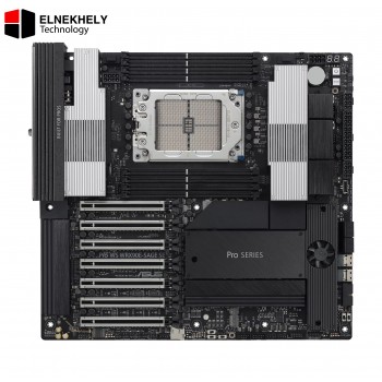 AMD sTR5 EEB Workstation Motherboard – 7×PCIe 5.0 x16 Slots, Multi-GPU Support, 32+3+3+3 Power Stage, CPU & Memory Overclock Ready, 4×PCIe 5.0 M.2 Slots, Dual 10Gb LAN, PCIe Q-Release Slim