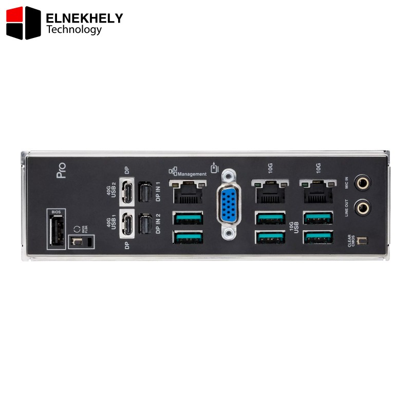 AMD sTR5 EEB Workstation Motherboard – 7×PCIe 5.0 x16 Slots, Multi-GPU Support, 32+3+3+3 Power Stage, CPU & Memory Overclock Ready, 4×PCIe 5.0 M.2 Slots, Dual 10Gb LAN, PCIe Q-Release Slim