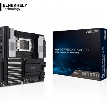 ASUS PRO WS WRX90E-SAGE SE Workstation Motherboard – AMD sTR5 Socket, 8-Channel DDR5 ECC, 6x PCIe 5.0 x16, Intel Dual 10GbE