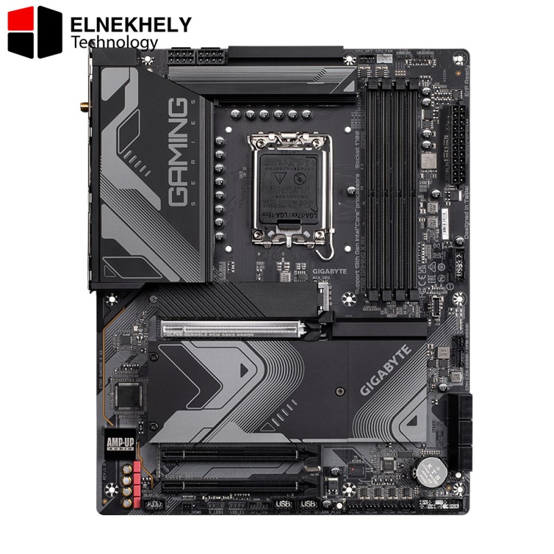 Gigabyte Z790 D ATX Motherboard – LGA 1700, DDR5, PCIe 5.0, Triple M.2, USB 3.2 Gen2x2, 2.5GbE LAN, Black – High Performance for Gaming & Productivity Gigabyte Z790 D ATX Motherboard – LGA 1700, DDR5, PCIe 5.0, Triple M.2, USB 3.2 Gen2x2, 2.5GbE LAN, Black – High Performance for Gaming & Productivity