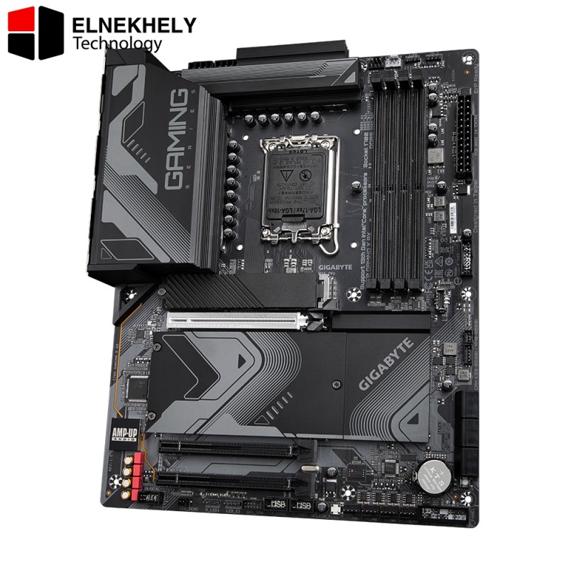 Gigabyte Z790 D ATX Motherboard – LGA 1700, DDR5, PCIe 5.0, Triple M.2, USB 3.2 Gen2x2, 2.5GbE LAN, Black – High Performance for Gaming & Productivity Gigabyte Z790 D ATX Motherboard – LGA 1700, DDR5, PCIe 5.0, Triple M.2, USB 3.2 Gen2x2, 2.5GbE LAN, Black – High Performance for Gaming & Productivity