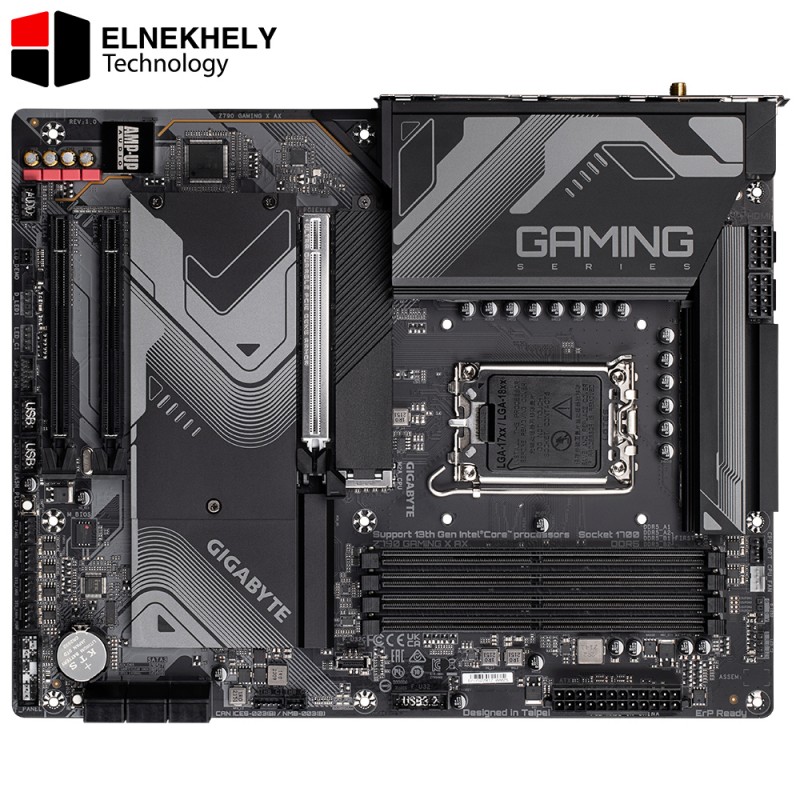 Gigabyte Z790 D ATX Motherboard – LGA 1700, DDR5, PCIe 5.0, Triple M.2, USB 3.2 Gen2x2, 2.5GbE LAN, Black – High Performance for Gaming & Productivity Gigabyte Z790 D ATX Motherboard – LGA 1700, DDR5, PCIe 5.0, Triple M.2, USB 3.2 Gen2x2, 2.5GbE LAN, Black – High Performance for Gaming & Productivity