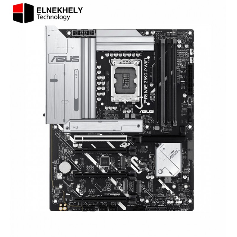 ASUS PRIME Z890-P WIFI Z890 LGA 1851 ATX motherboard, Intel Core™ Ultra Series 2 Ready, Advanced AI PC-ready, 14+1+1+2 power stage, DDR5, PCIe® 5.0, Thunderbolt™ 4 USB Type-C®, 4x M.2, Wi-Fi 7, 2.5Gb