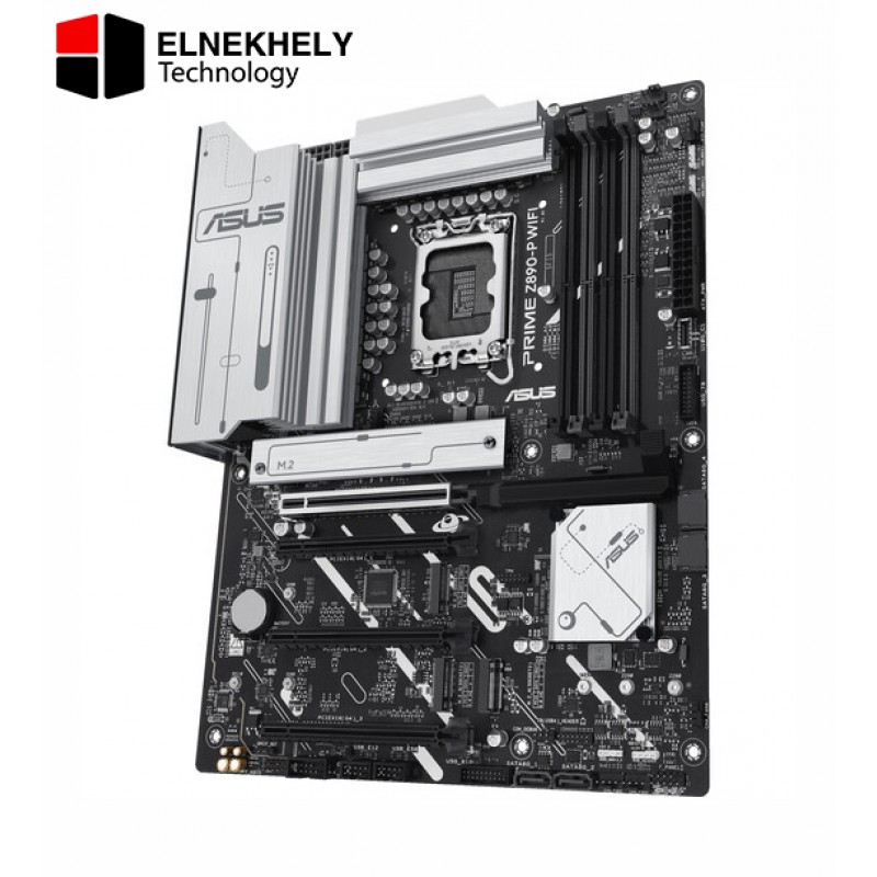 ASUS PRIME Z890-P WIFI Z890 LGA 1851 ATX motherboard, Intel Core™ Ultra Series 2 Ready, Advanced AI PC-ready, 14+1+1+2 power stage, DDR5, PCIe® 5.0, Thunderbolt™ 4 USB Type-C®, 4x M.2, Wi-Fi 7, 2.5Gb