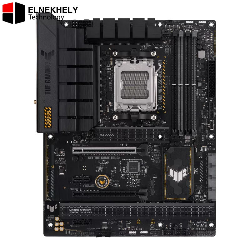 ASUS TUF GAMING B650-PLUS WIFI Motherboard – AM5 Socket, Supports Ryzen 7000/8000/9000 Series, DDR5 up to 128GB, PCIe 5.0, WiFi 6, USB 3.2 Gen 2, ATX Form Factor ASUS TUF GAMING B650-PLUS WIFI Motherboard – AM5 Socket, Supports Ryzen 7000/8000/9000 Series, DDR5 up to 128GB, PCIe 5.0, WiFi 6, USB 3.2 Gen 2, ATX Form Factor
