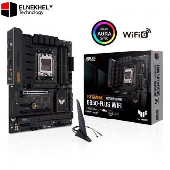 ASUS TUF GAMING B650-PLUS WIFI Motherboard – AM5 Socket, Supports Ryzen 7000/8000/9000 Series, DDR5 up to 128GB, PCIe 5.0, WiFi 6, USB 3.2 Gen 2, ATX Form Factor