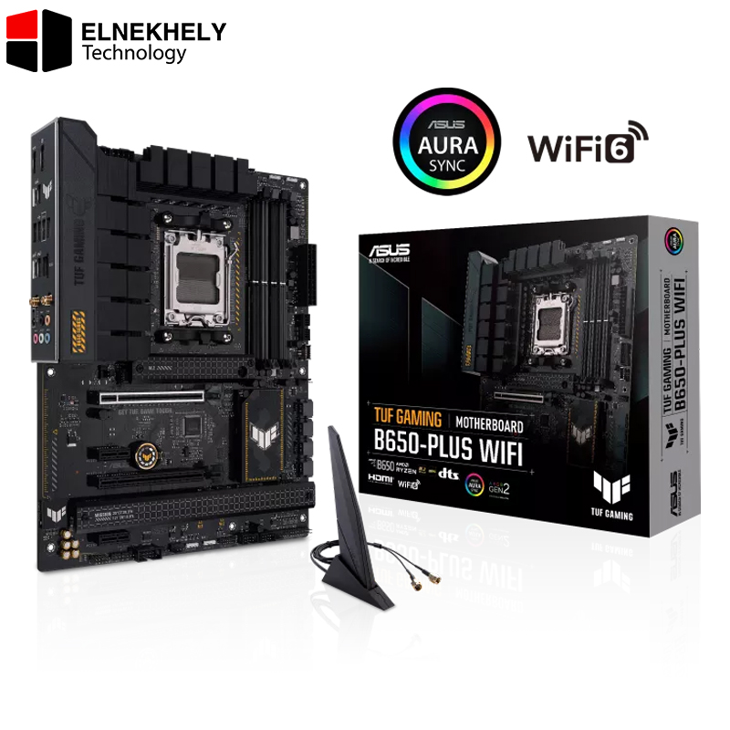 ASUS TUF GAMING B650-PLUS WIFI Motherboard – AM5 Socket, Supports Ryzen 7000/8000/9000 Series, DDR5 up to 128GB, PCIe 5.0, WiFi 6, USB 3.2 Gen 2, ATX Form Factor ASUS TUF GAMING B650-PLUS WIFI Motherboard – AM5 Socket, Supports Ryzen 7000/8000/9000 Series, DDR5 up to 128GB, PCIe 5.0, WiFi 6, USB 3.2 Gen 2, ATX Form Factor