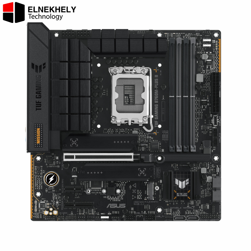 ASUS TUF Gaming B760M-PLUS II Intel B760 LGA 1700 mATX Motherboard ASUS TUF Gaming B760M-PLUS II Intel B760 LGA 1700 mATX Motherboard