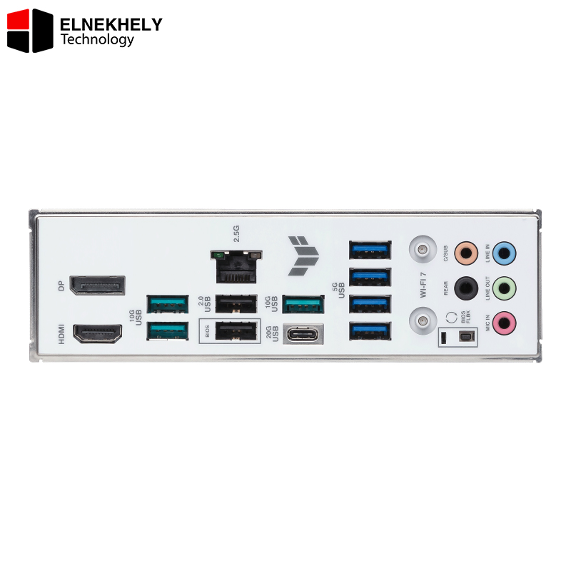 ASUS TUF GAMING B850-BTF WIFI W Motherboard — AM5 Socket, DDR5, PCIe 5.0, WiFi 7, ATX, USB 4.0 Support