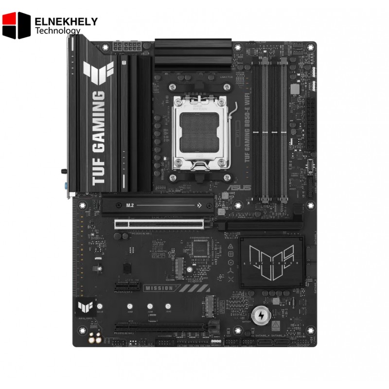 ASUS TUF GAMING B850-E WIFI Motherboard – AM5 Socket, DDR5 Support, PCIe 5.0, Wi-Fi 6E, Robust Power Design, Military-Grade Components & Advanced Cooling for Next-Gen AMD Ryzen CPUs