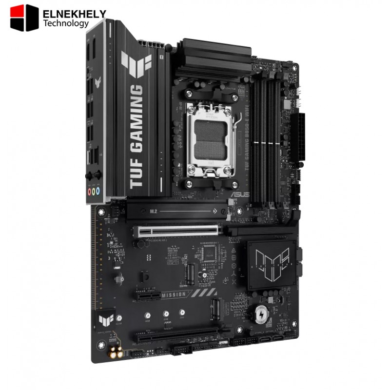 ASUS TUF GAMING B850-E WIFI Motherboard – AM5 Socket, DDR5 Support, PCIe 5.0, Wi-Fi 6E, Robust Power Design, Military-Grade Components & Advanced Cooling for Next-Gen AMD Ryzen CPUs