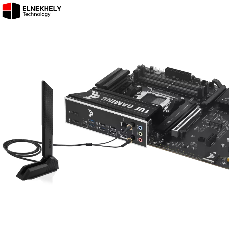 ASUS TUF GAMING B850-E WIFI Motherboard – AM5 Socket, DDR5 Support, PCIe 5.0, Wi-Fi 6E, Robust Power Design, Military-Grade Components & Advanced Cooling for Next-Gen AMD Ryzen CPUs