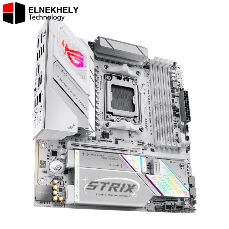 ASUS ROG STRIX B850-G GAMING WIFI AM5 ATX Motherboard – Ryzen 9000/8000/7000 Series Support, DDR5, PCIe 5.0, WiFi 6E, USB 3.2 Gen 2x2, 4x DIMM Slots, 192GB Max Memory, M.2 Heatsinks, Aura Sync RGB