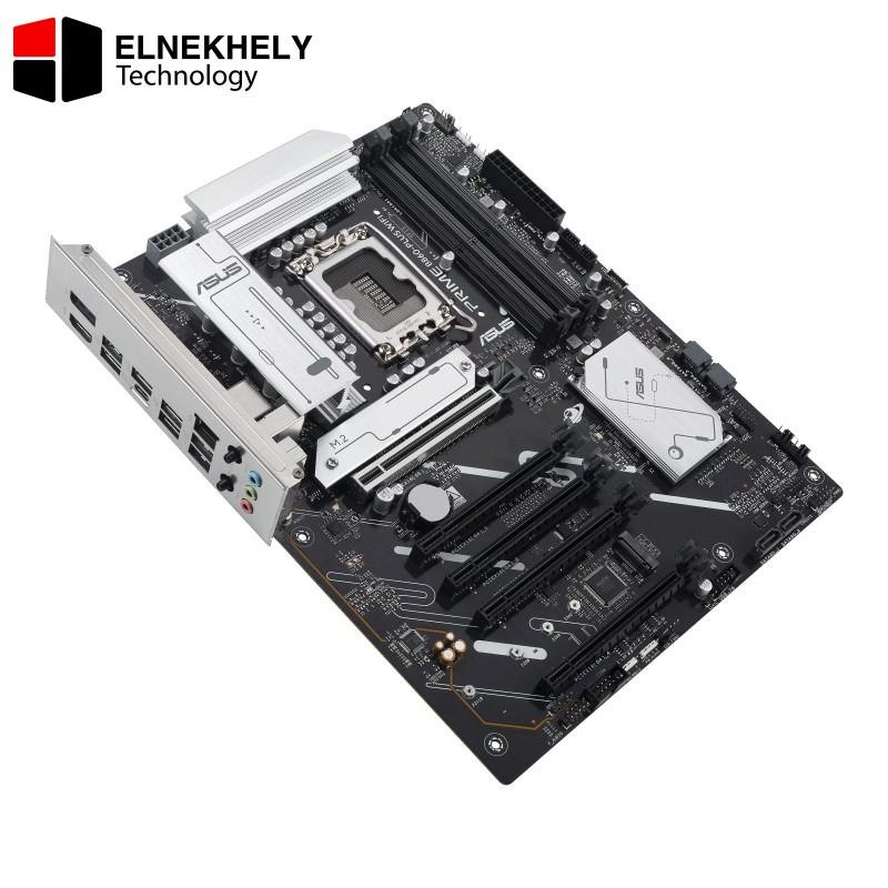 ASUS Prime B860-Plus WiFi Motherboard – LGA1851, DDR5 Support, PCIe 5.0, WiFi 7, 2.5G LAN, M.2 Slots, ATX Board for Next-Gen Intel Processors