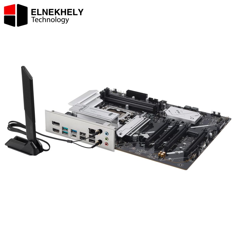 ASUS Prime B860-Plus WiFi Motherboard – LGA1851, DDR5 Support, PCIe 5.0, WiFi 7, 2.5G LAN, M.2 Slots, ATX Board for Next-Gen Intel Processors