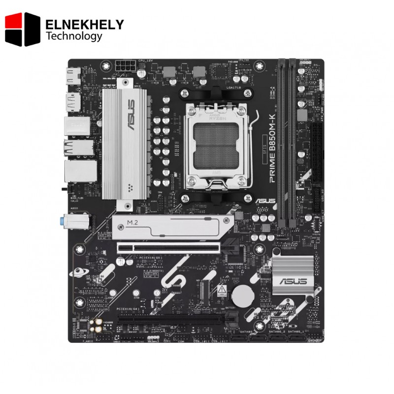 Asus Prime B850M K AM5 DDR5 PCIe 5.0 Micro-ATX Motherboard (2.5G LAN)