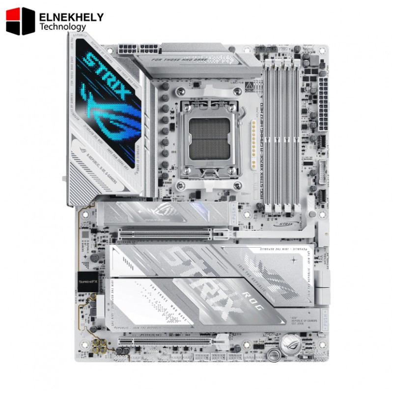 ASUS ROG STRIX X870E-A GAMING WIFI7 NEO Motherboard – Socket AM5, DDR5, Dual USB4, Wi-Fi 7, 5Gb LAN, ATX White ASUS ROG STRIX X870E-A GAMING WIFI7 NEO Motherboard – Socket AM5, DDR5, Dual USB4, Wi-Fi 7, 5Gb LAN, ATX White