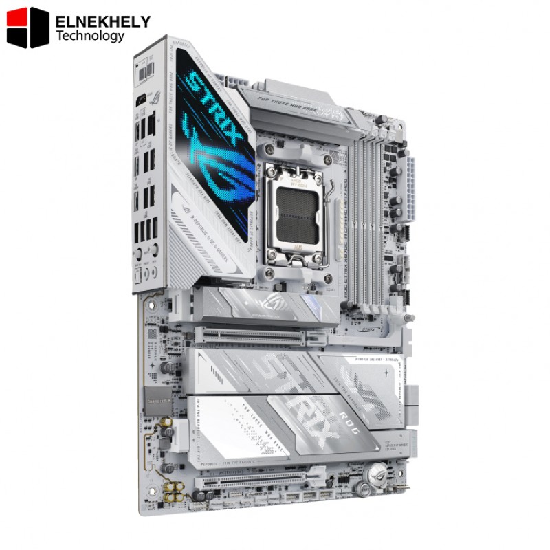 ASUS ROG STRIX X870E-A GAMING WIFI7 NEO Motherboard – Socket AM5, DDR5, Dual USB4, Wi-Fi 7, 5Gb LAN, ATX White ASUS ROG STRIX X870E-A GAMING WIFI7 NEO Motherboard – Socket AM5, DDR5, Dual USB4, Wi-Fi 7, 5Gb LAN, ATX White
