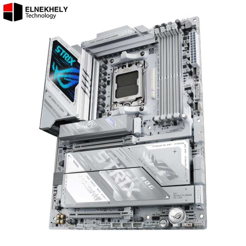 ASUS ROG STRIX X870E-A GAMING WIFI7 NEO Motherboard – Socket AM5, DDR5, Dual USB4, Wi-Fi 7, 5Gb LAN, ATX White ASUS ROG STRIX X870E-A GAMING WIFI7 NEO Motherboard – Socket AM5, DDR5, Dual USB4, Wi-Fi 7, 5Gb LAN, ATX White