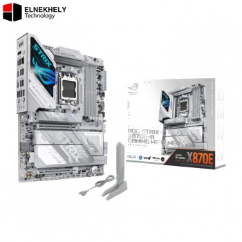ASUS ROG STRIX X870E-A GAMING WIFI7 NEO Motherboard – Socket AM5, DDR5, Dual USB4, Wi-Fi 7, 5Gb LAN, ATX White