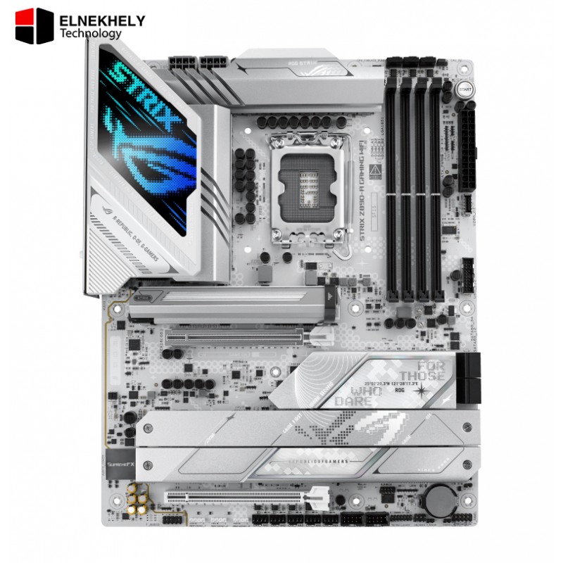 ASUS ROG STRIX Z890-A GAMING WIFI Z890 LGA 1851 ATX motherboard, Intel® Core™ Ultra Series 2 Ready, Advanced AI PC-ready, 16+2+1+2 stages, DDR5, WiFi 7, 2.5G, 5x M.2, Thunderbolt™ 4, USB Type-C, AI OC ASUS ROG STRIX Z890-A GAMING WIFI Z890 LGA 1851 ATX motherboard, Intel® Core™ Ultra Series 2 Ready, Advanced AI PC-ready, 16+2+1+2 stages, DDR5, WiFi 7, 2.5G, 5x M.2, Thunderbolt™ 4, USB Type-C, AI OC