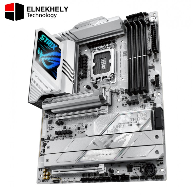 ASUS ROG STRIX Z890-A GAMING WIFI Z890 LGA 1851 ATX motherboard, Intel® Core™ Ultra Series 2 Ready, Advanced AI PC-ready, 16+2+1+2 stages, DDR5, WiFi 7, 2.5G, 5x M.2, Thunderbolt™ 4, USB Type-C, AI OC ASUS ROG STRIX Z890-A GAMING WIFI Z890 LGA 1851 ATX motherboard, Intel® Core™ Ultra Series 2 Ready, Advanced AI PC-ready, 16+2+1+2 stages, DDR5, WiFi 7, 2.5G, 5x M.2, Thunderbolt™ 4, USB Type-C, AI OC
