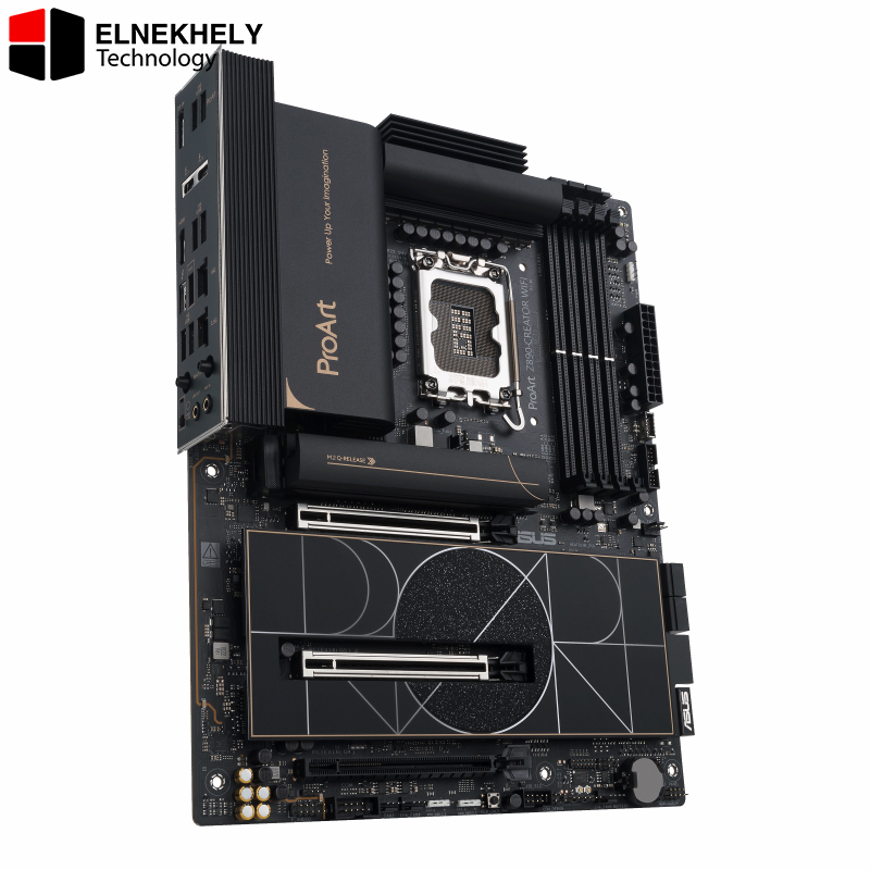 ASUS ProArt Z890-CREATOR WIFI Z890 LGA 1851 ATX Motherboard, Intel® Core™ Ultra Processor Series 2 Ready, 16+2+1+2 stages, PCIe® 5.0, DDR5, Thunderbolt™ 5 Type-C®, 10+2.5 Gb LAN, WiFi 7, 5x M.2, AI OC ASUS ProArt Z890-CREATOR WIFI Z890 LGA 1851 ATX Motherboard, Intel® Core™ Ultra Processor Series 2 Ready, 16+2+1+2 stages, PCIe® 5.0, DDR5, Thunderbolt™ 5 Type-C®, 10+2.5 Gb LAN, WiFi 7, 5x M.2, AI OC