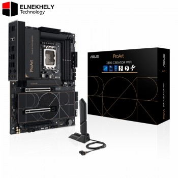 ASUS ProArt Z890-CREATOR WIFI Z890 LGA 1851 ATX Motherboard, Intel® Core™ Ultra Processor Series 2 Ready, 16+2+1+2 stages, PCIe® 5.0, DDR5, Thunderbolt™ 5 Type-C®, 10+2.5 Gb LAN, WiFi 7, 5x M.2, AI OC