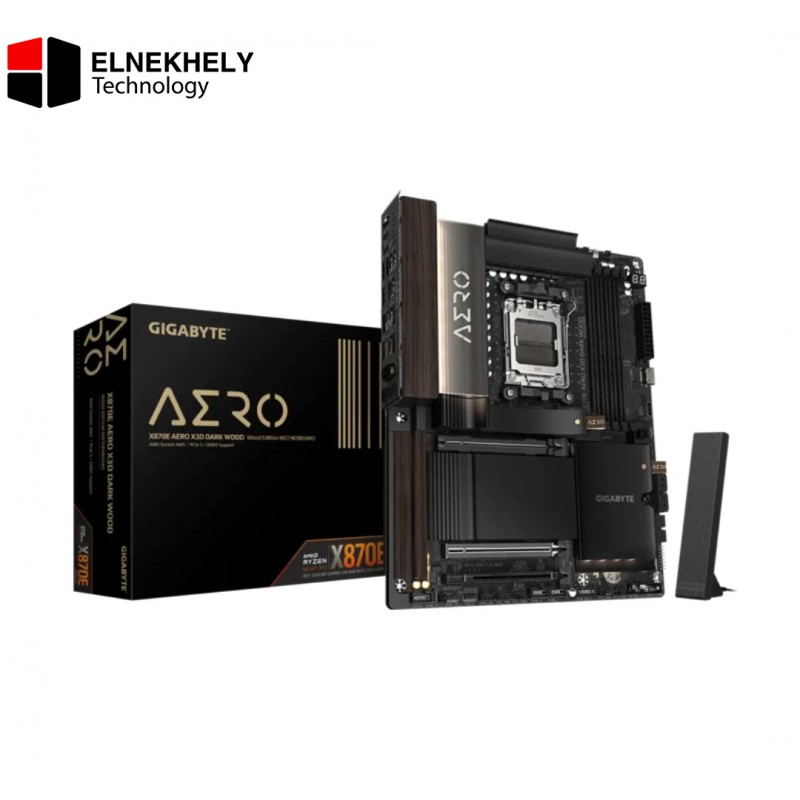 Gigabyte X870E AERO X3D DARK WOOD Socket AM5 DDR5 ATX Motherboard