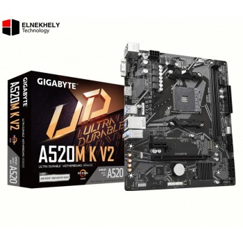 GIGABYTE A520M K V2 AMD AM4 Micro ATX Motherboard (Rev. 1.0)