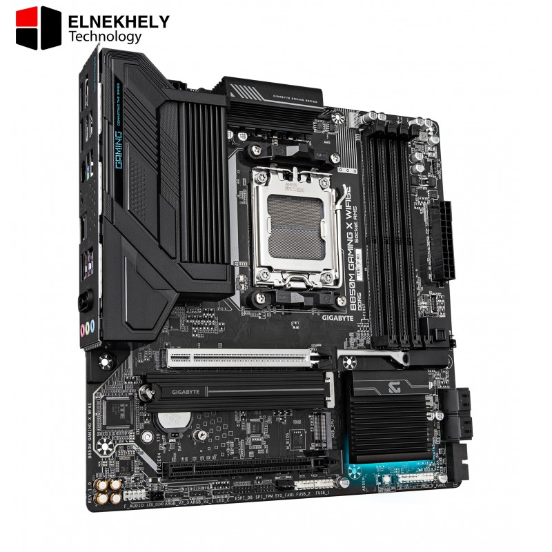 GIGABYTE B850M GAMING X WIFI6E (rev. 1.0) Micro-ATX Motherboard – AM5 Socket, DDR5 Support, PCIe 5.0, Wi-Fi 6E, 2.5Gb LAN, M.2 Slots, High-Performance Power Design for Ryzen CPUs