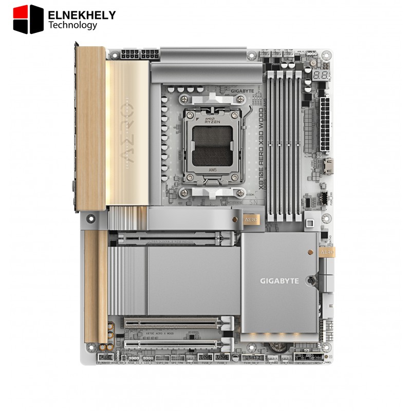 GIGABYTE X870E AERO X3D WOOD AMD AM5 ATX Motherboard GIGABYTE X870E AERO X3D WOOD AMD AM5 ATX Motherboard