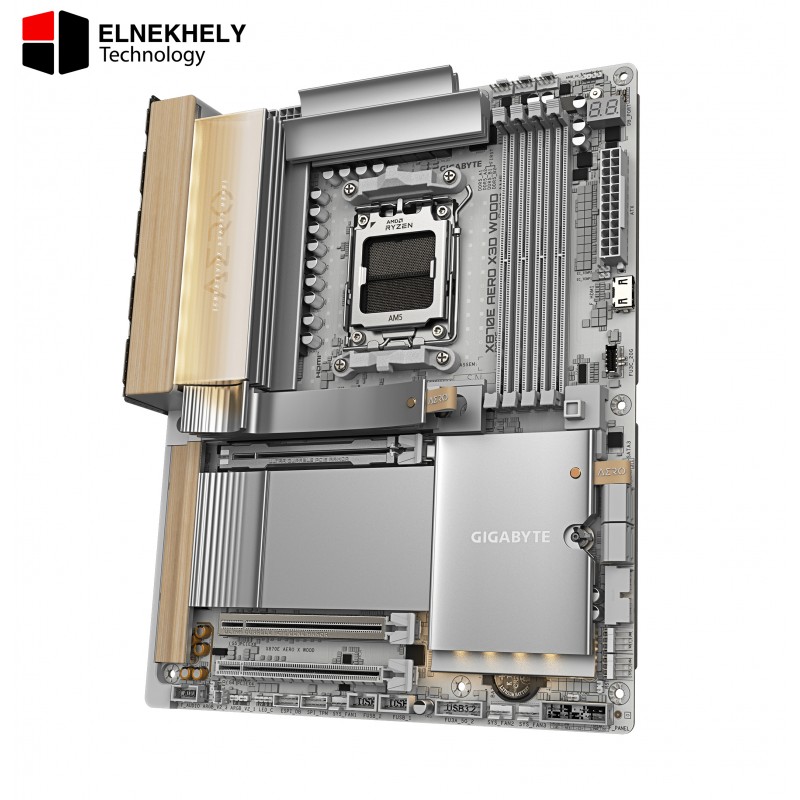 GIGABYTE X870E AERO X3D WOOD AMD AM5 ATX Motherboard GIGABYTE X870E AERO X3D WOOD AMD AM5 ATX Motherboard