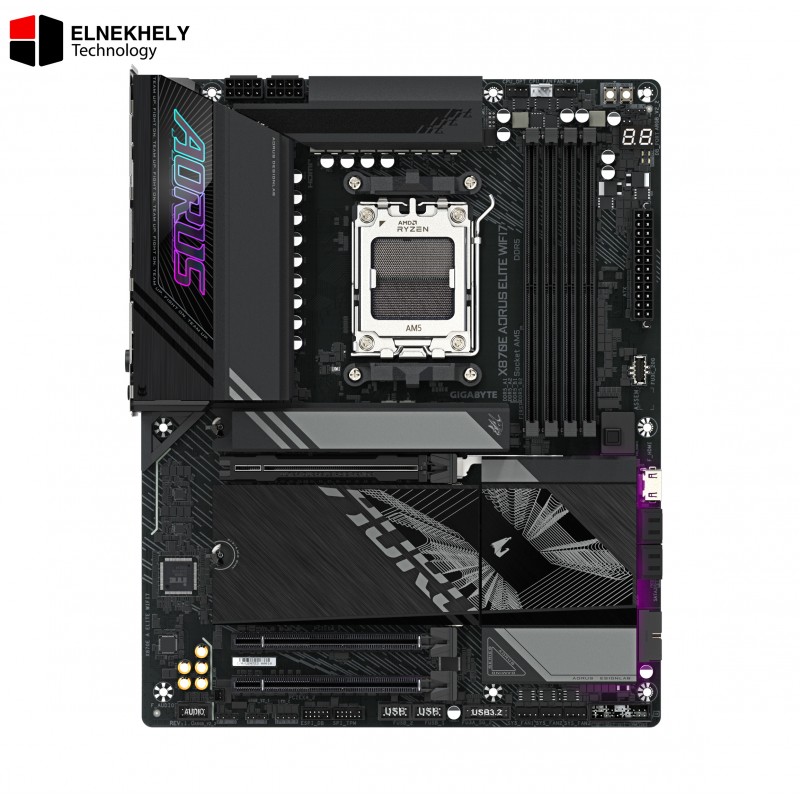 GIGABYTE X870E AORUS ELITE WIFI7 Socket AM5 Motherboard - PCIe 5.0, DDR5, Wi-Fi 7 GIGABYTE X870E AORUS ELITE WIFI7 Socket AM5 Motherboard - PCIe 5.0, DDR5, Wi-Fi 7