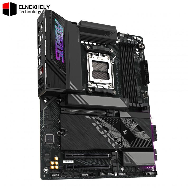GIGABYTE X870E AORUS ELITE WIFI7 Socket AM5 Motherboard - PCIe 5.0, DDR5, Wi-Fi 7 GIGABYTE X870E AORUS ELITE WIFI7 Socket AM5 Motherboard - PCIe 5.0, DDR5, Wi-Fi 7