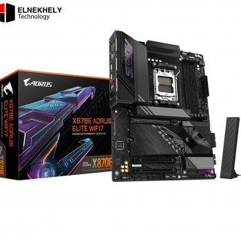 GIGABYTE X870E AORUS ELITE WIFI7 Socket AM5 Motherboard - PCIe 5.0, DDR5, Wi-Fi 7