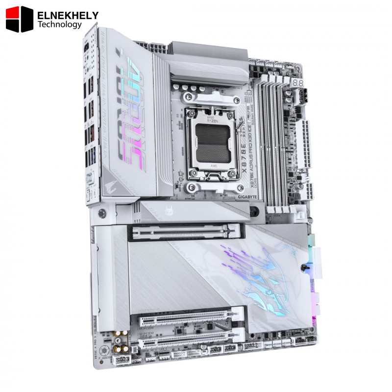 GIGABYTE X870E AORUS PRO X3D-ICE AMD AM5 ATX Motherboard GIGABYTE X870E AORUS PRO X3D-ICE AMD AM5 ATX Motherboard