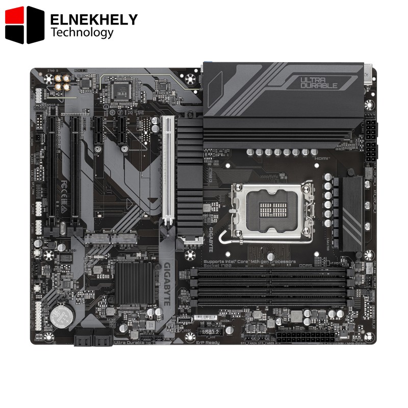 GIGABYTE Z790 D (Rev. 1.0) ATX Motherboard – LGA1700, DDR5, PCIe 5.0, USB 3.2, M.2 NVMe, 2.5GbE LAN, HDMI/DP – Supports Intel 14th/13th/12th Gen