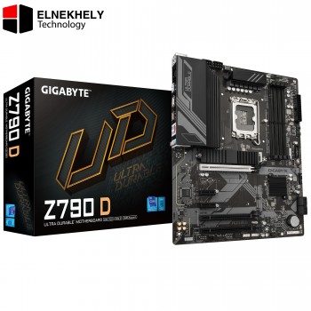 GIGABYTE Z790 D (Rev. 1.0) ATX Motherboard – LGA1700, DDR5, PCIe 5.0, USB 3.2, M.2 NVMe, 2.5GbE LAN, HDMI/DP – Supports Intel 14th/13th/12th Gen