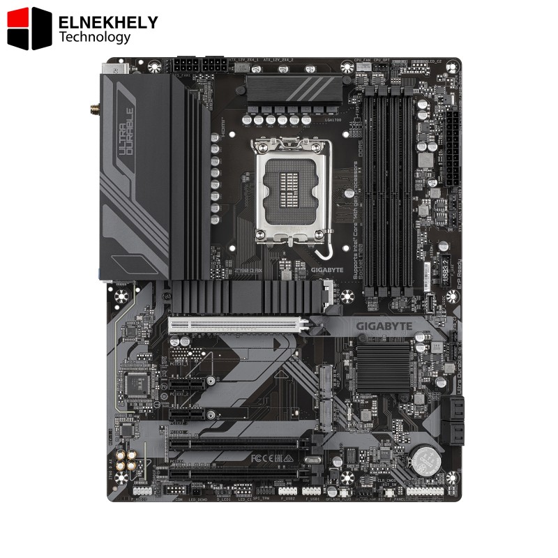 GIGABYTE Z790 D AX DDR5 ATX Motherboard – LGA 1700, PCIe 5.0, Wi-Fi 6E, DDR5 Memory Support, M.2 Slots, High-Performance Platform for Intel 12th/13th/14th Gen CPUs